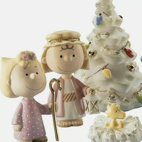 Lenox Holiday Lenox Peanuts Nativity Christmas Pageant Set Snoopy